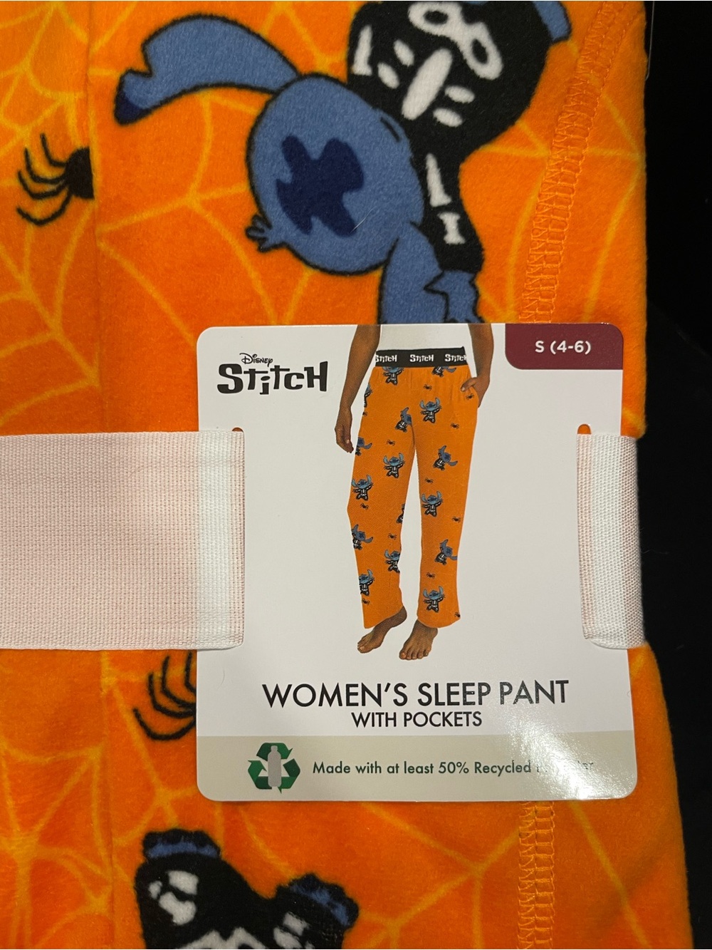 Disney Stitch Women’s Sleep Pants w/ pockets - Picture 7 of 8